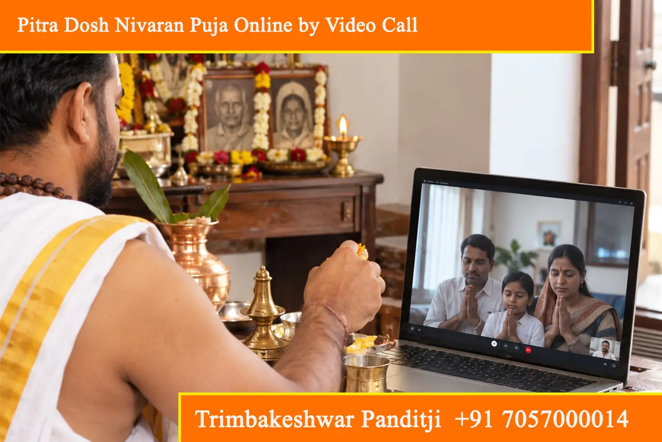 Pitra Dosh Nivaran Puja Online by Video Call